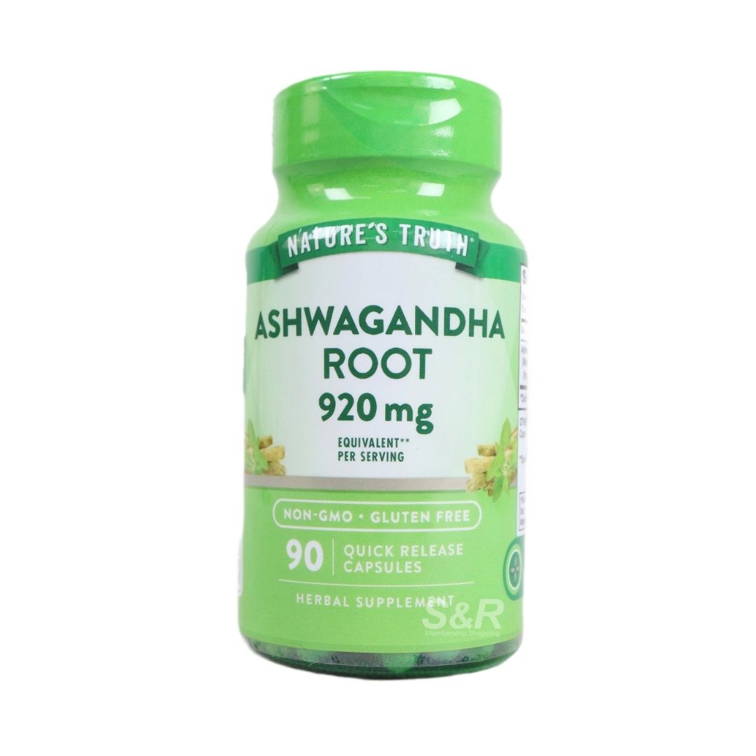 Nature's Truth Ashwaganda Root 920mg 90 capsules